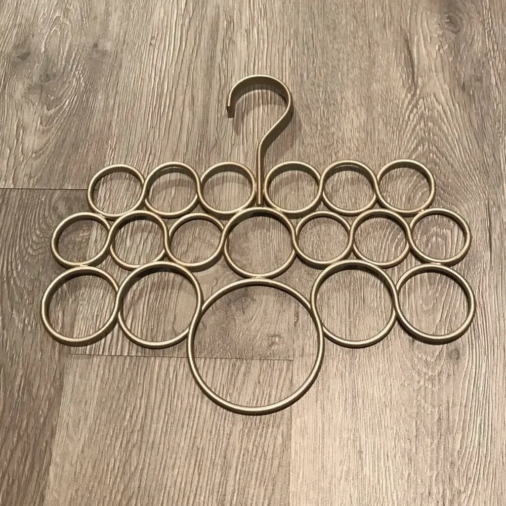 Metal Closet Organizer for Scarves, Belts, Ties